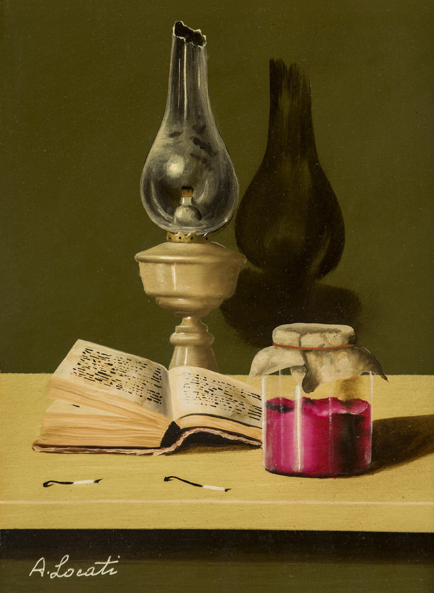 Still Life With Oil Lamp  Image